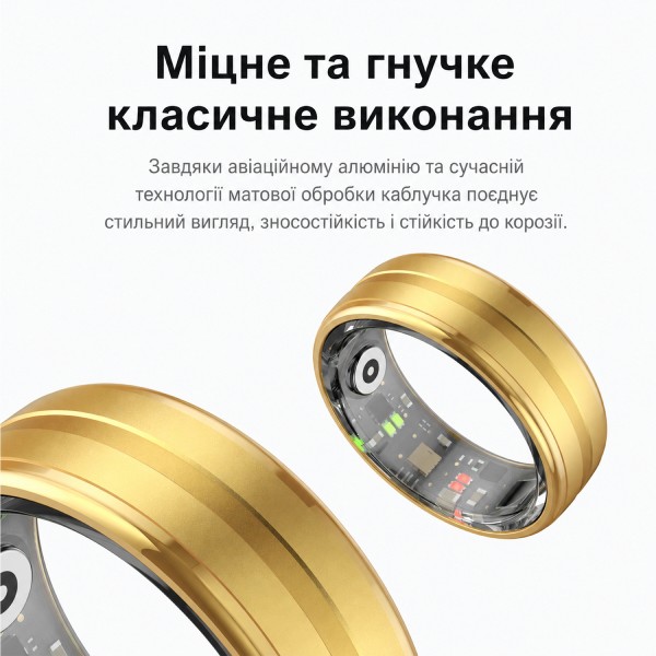 Фото - Смарт-кольцо INSPIRE HSR06 Gold (HSR06-8-gold)